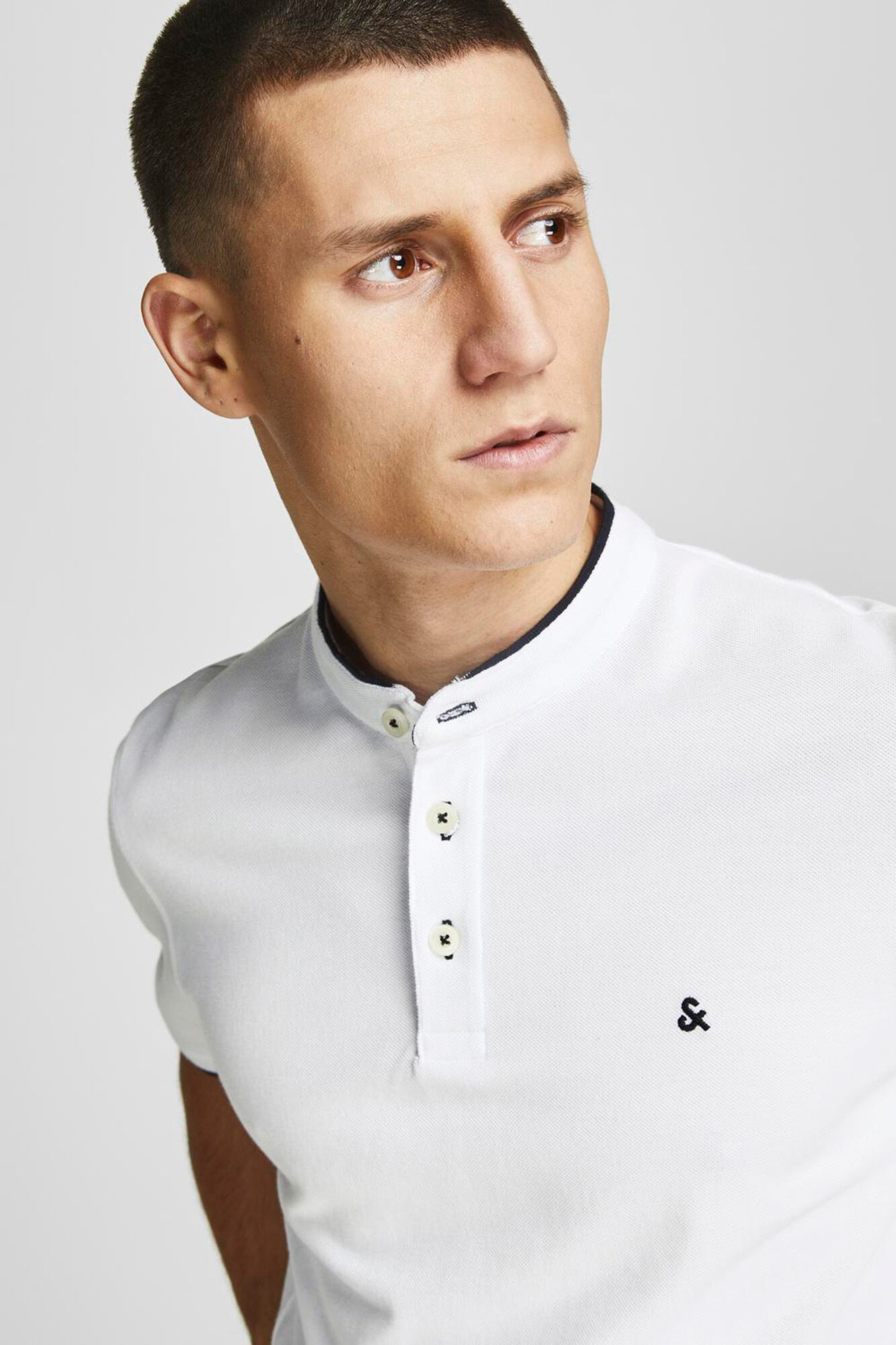 Jack & Jones Polo slim fit mao natural