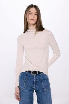Springfield Playera cuello perkins tacto suave café