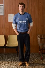 Springfield Playera de f&uacute;tbol Ohlal&aacute; azul