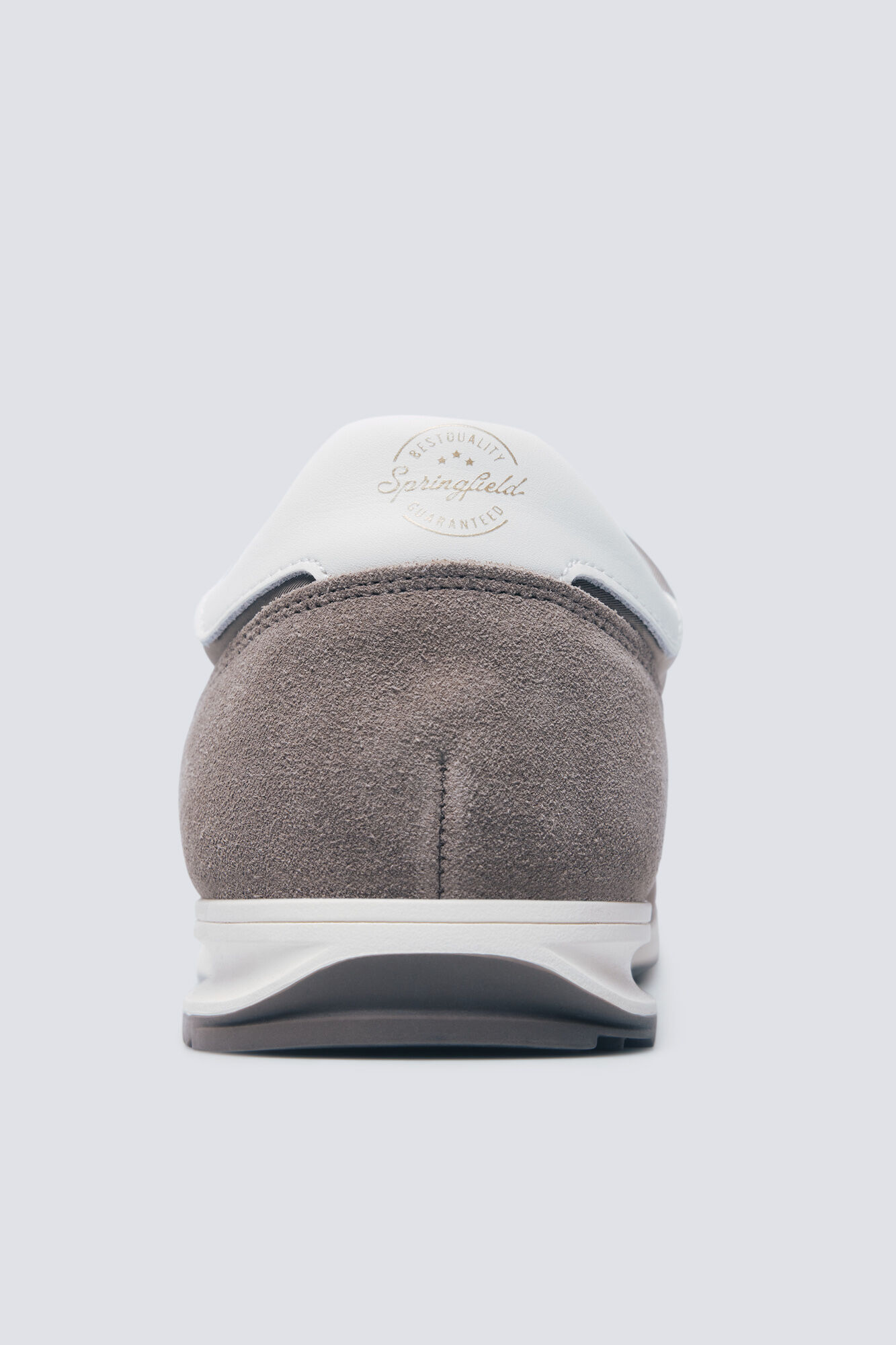 Springfield Sneaker de piel estilo retro caf&eacute;