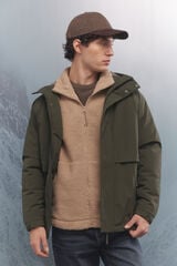 Springfield Parka térmica con relleno kaki