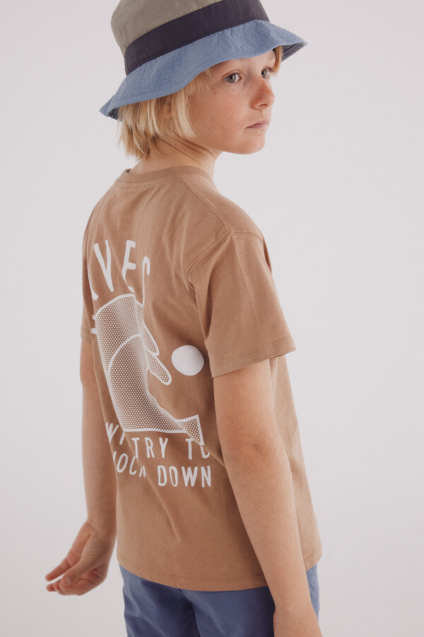 Springfield Kids Playera Waves niño estampado