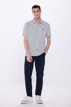 Springfield Polo piqué basico regular fit gris