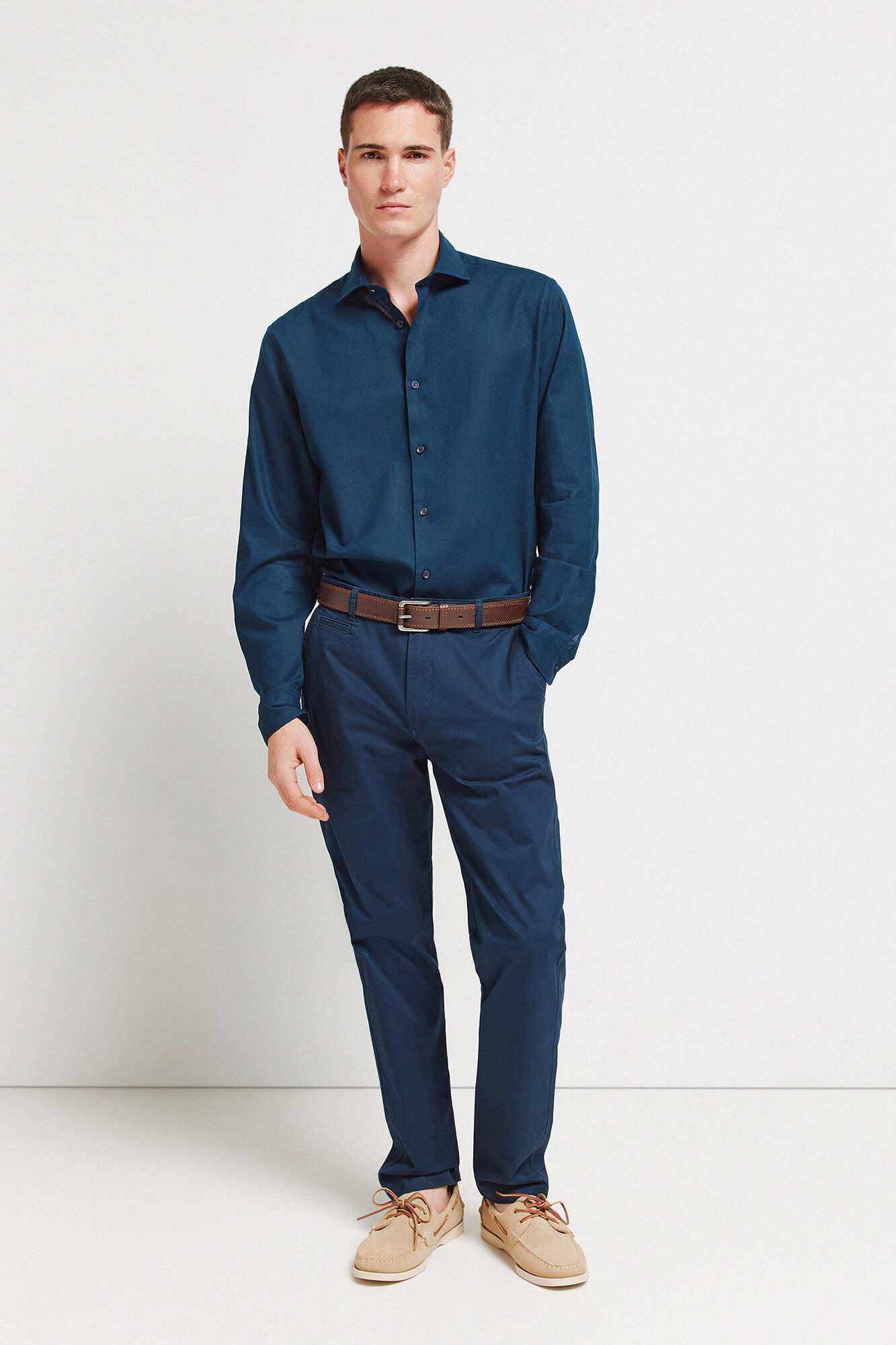 Springfield Camisa de vestir de lino