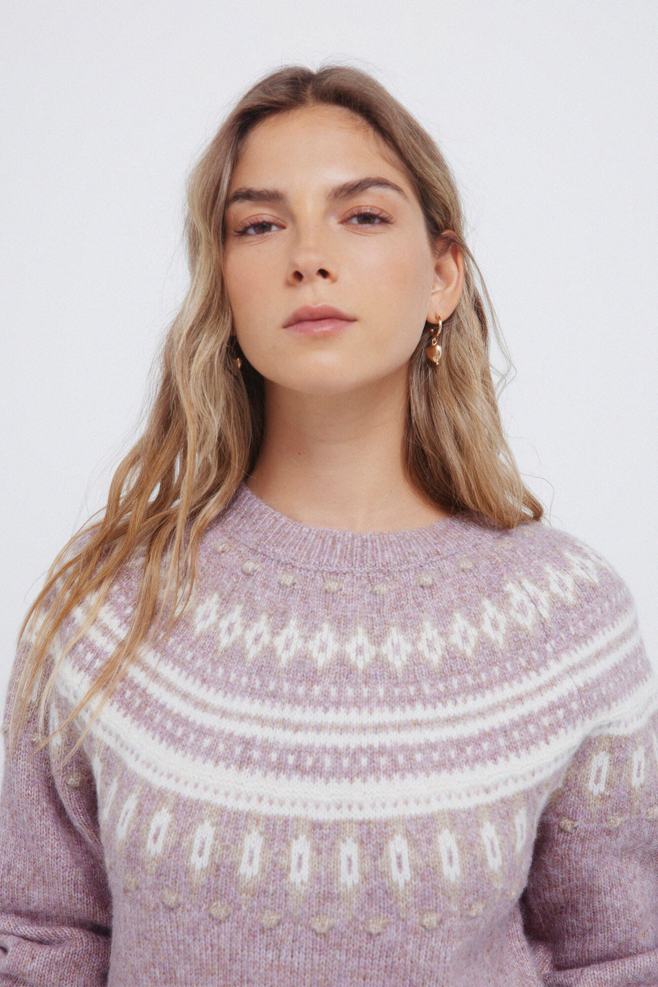 Springfield Jersey con cenefas de jacquard