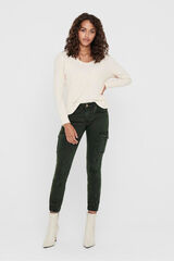 Springfield Pantalón cargo slim fit verde