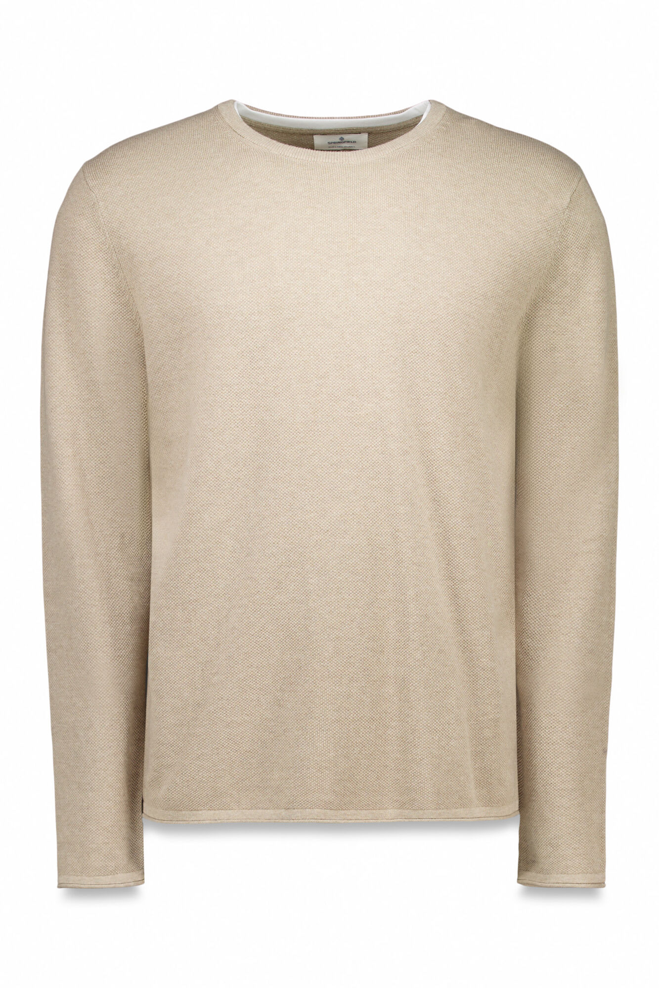 Springfield Su&eacute;ter estructura beige