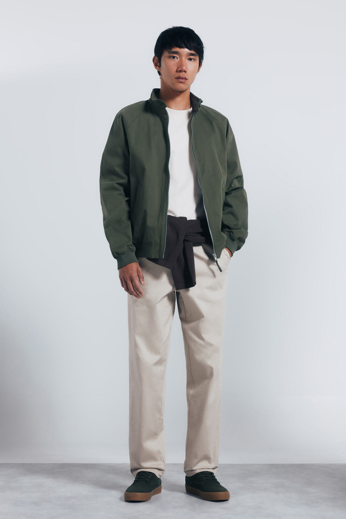 Springfield Chamarra algod&oacute;n kaki