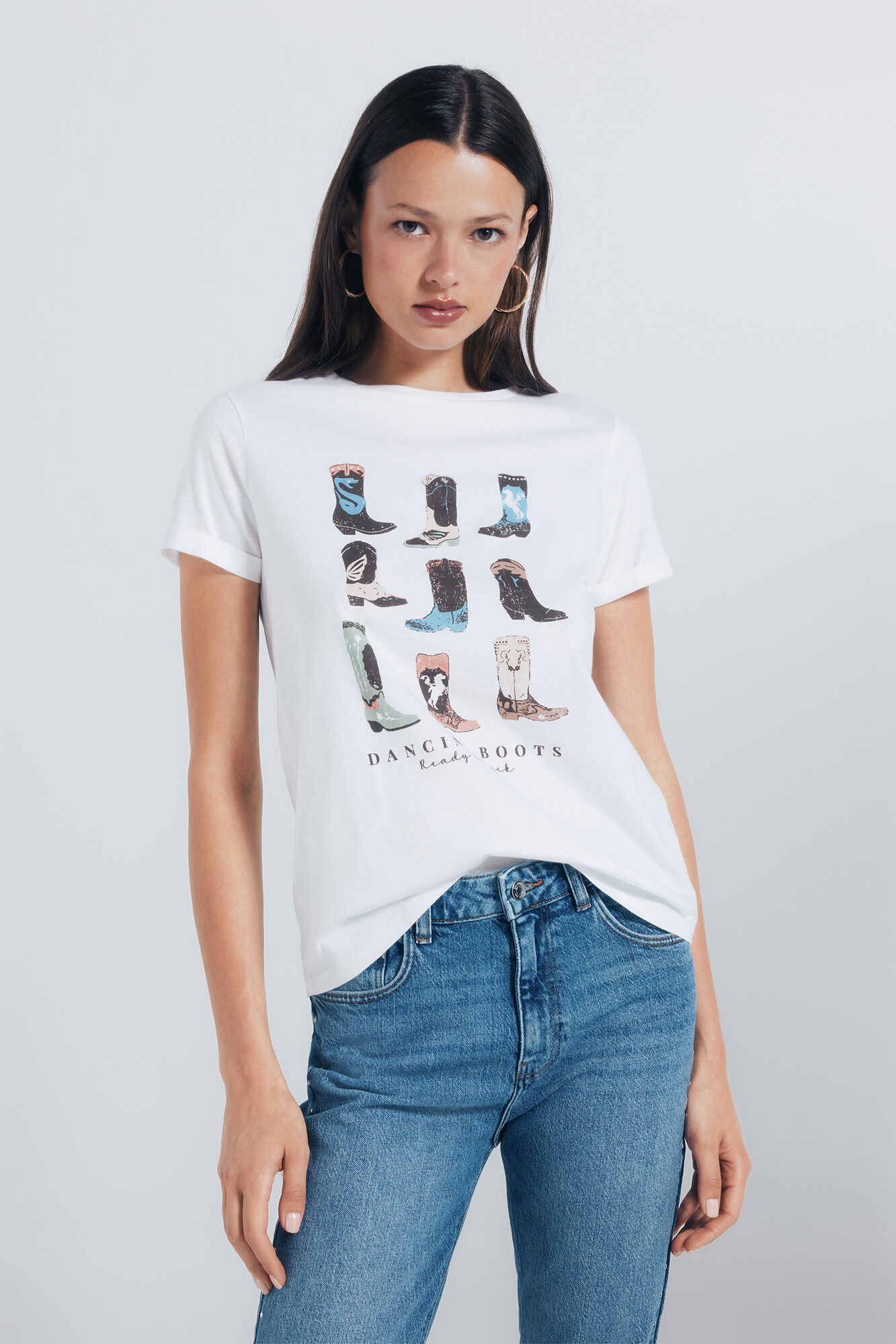 Springfield Playera "Dancing boots"