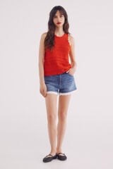 Springfield Shorts denim Lace azul