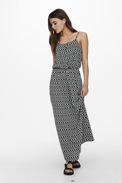 Springfield Vestido largo tirantes negro