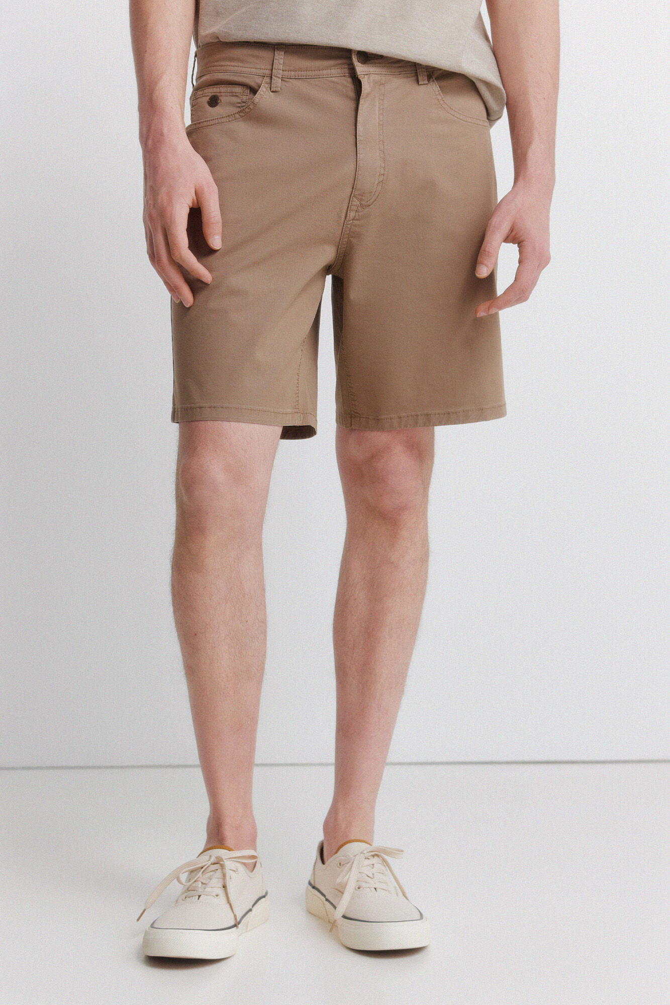 Springfield Bermudas ligeras de 5 bolsillos lavado regular fit