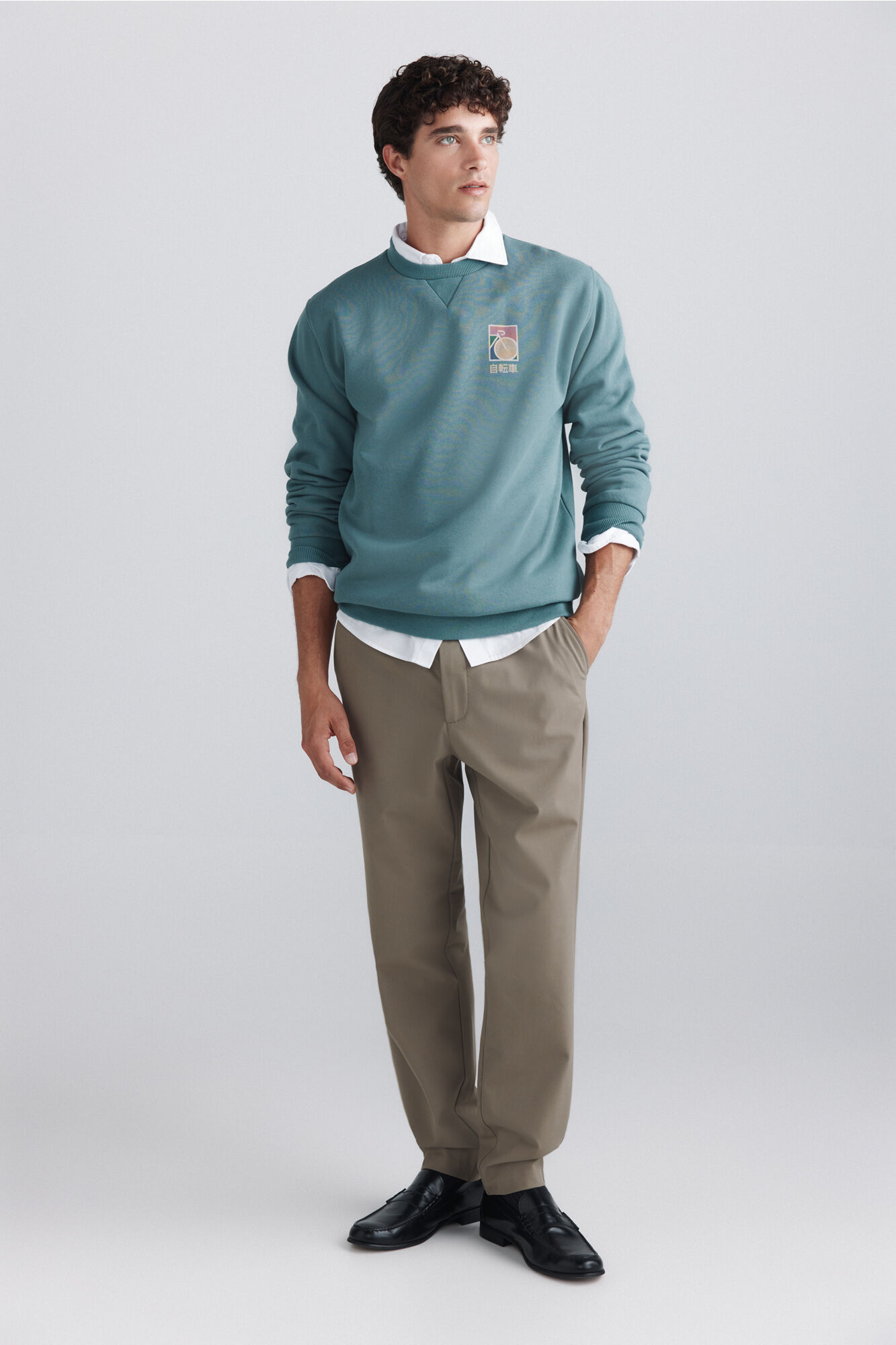 Springfield Sudadera bici caja verde