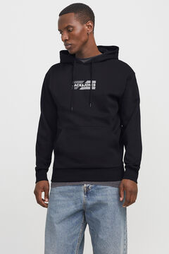 Springfield Sudadera capucha relaxed fit negro