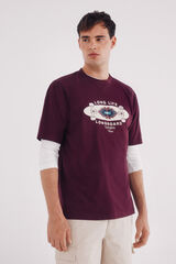 Springfield Camiseta longboard púrpura