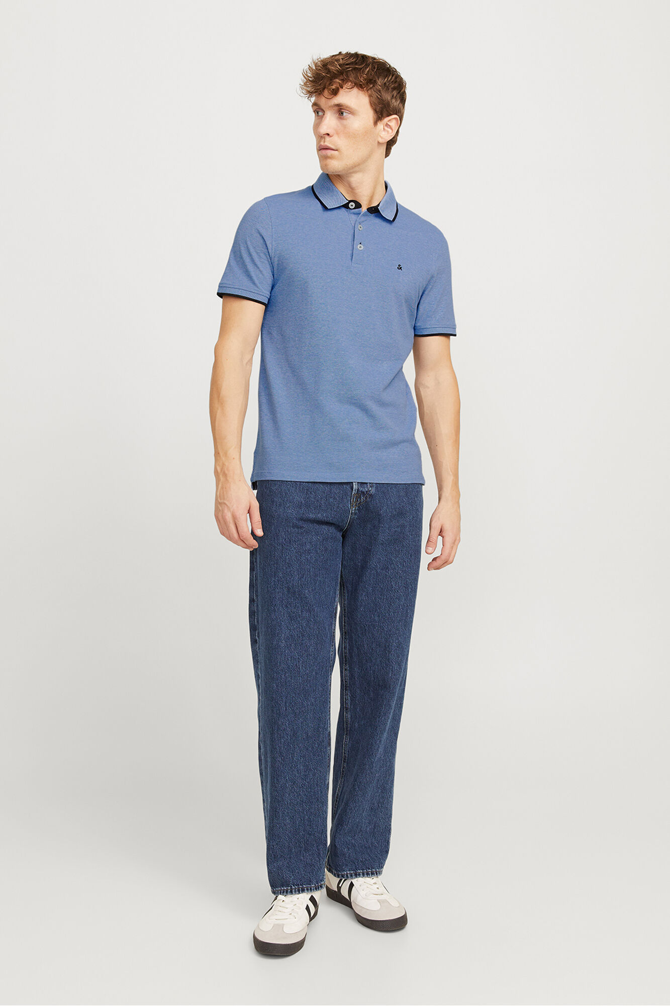 Jack & Jones Polo slim fit azul
