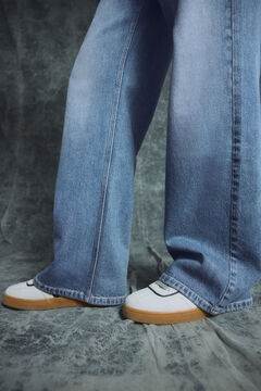 Springfield Jeans Wide Leg azul indigo
