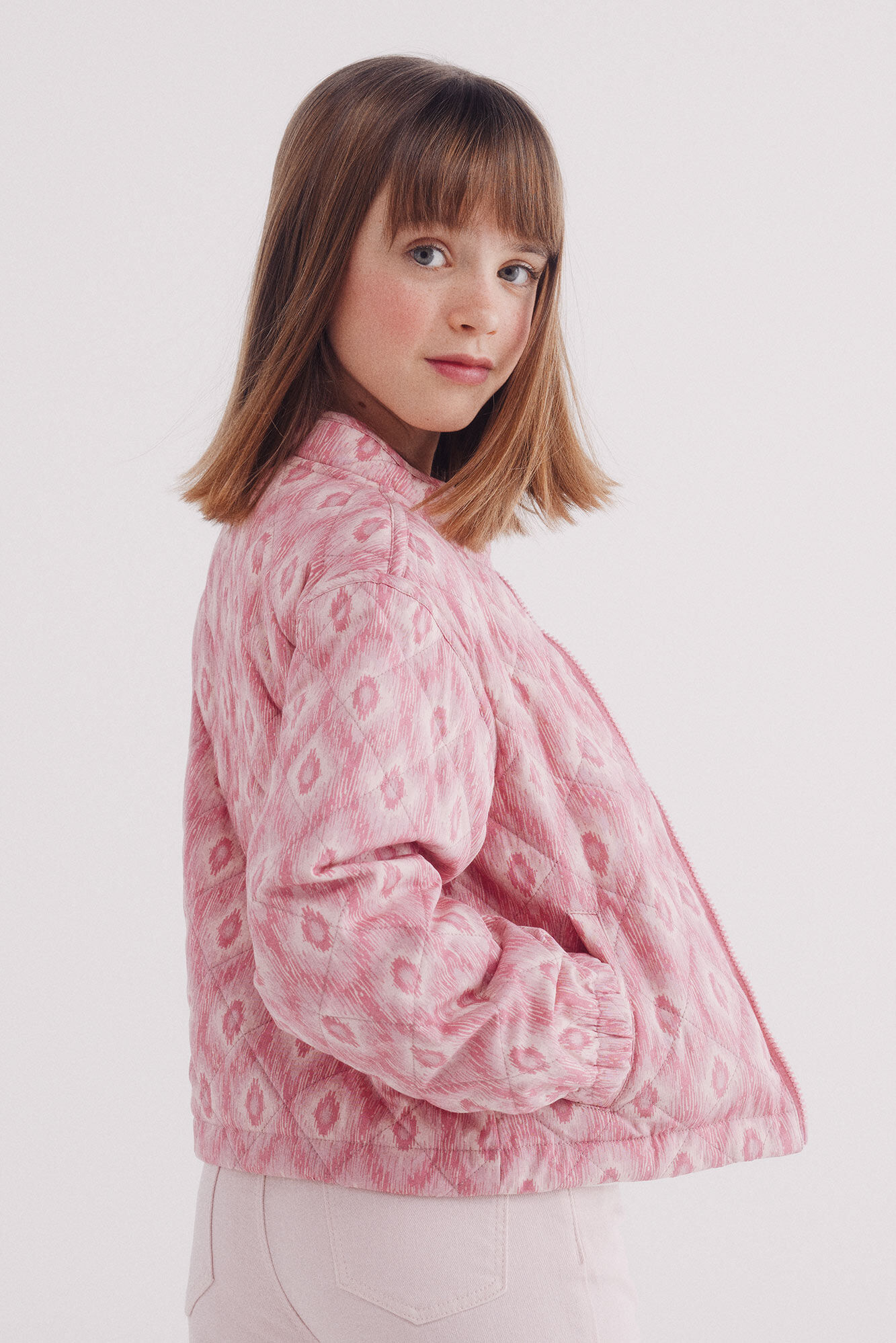 Springfield Kids Chaqueta estampado ni&ntilde;a fucsia