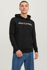 Jack & Jones Sudadera capucha negro