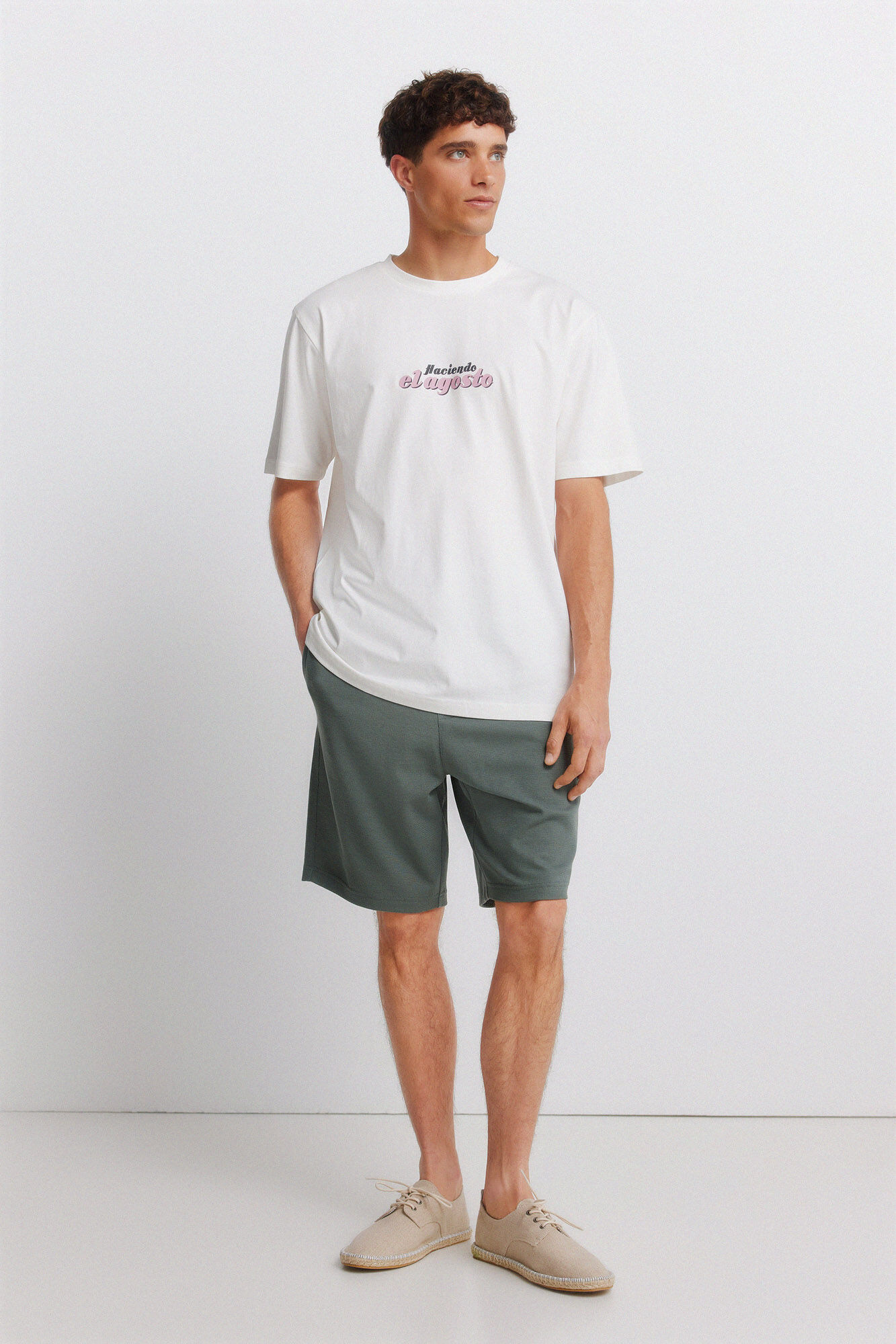 Springfield Playera haciendo el agosto marfil