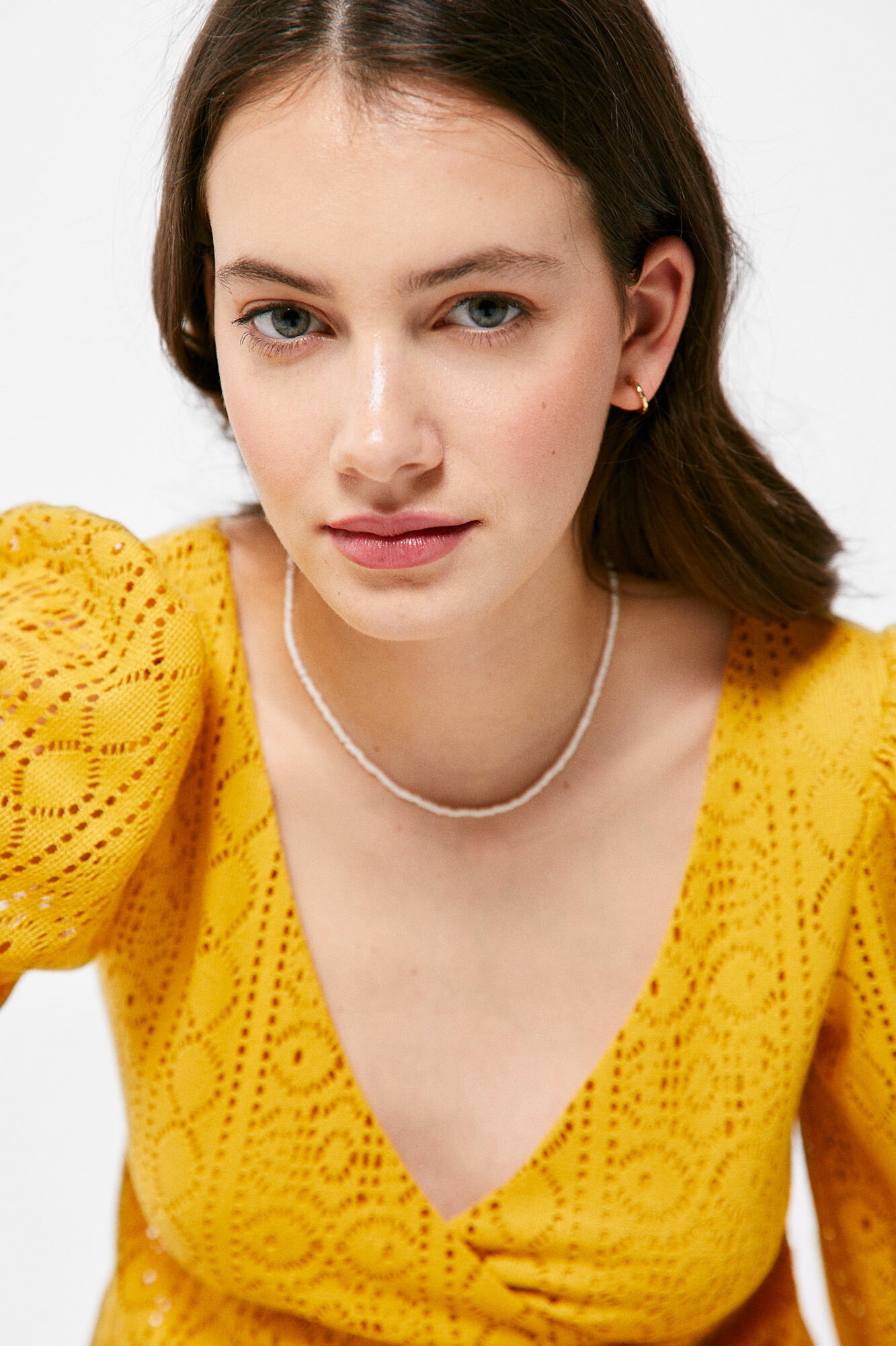 Springfield Playera Crochet estampado