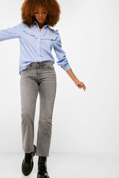 Springfield Jeans Kick Flare Lavado Sostenible gris