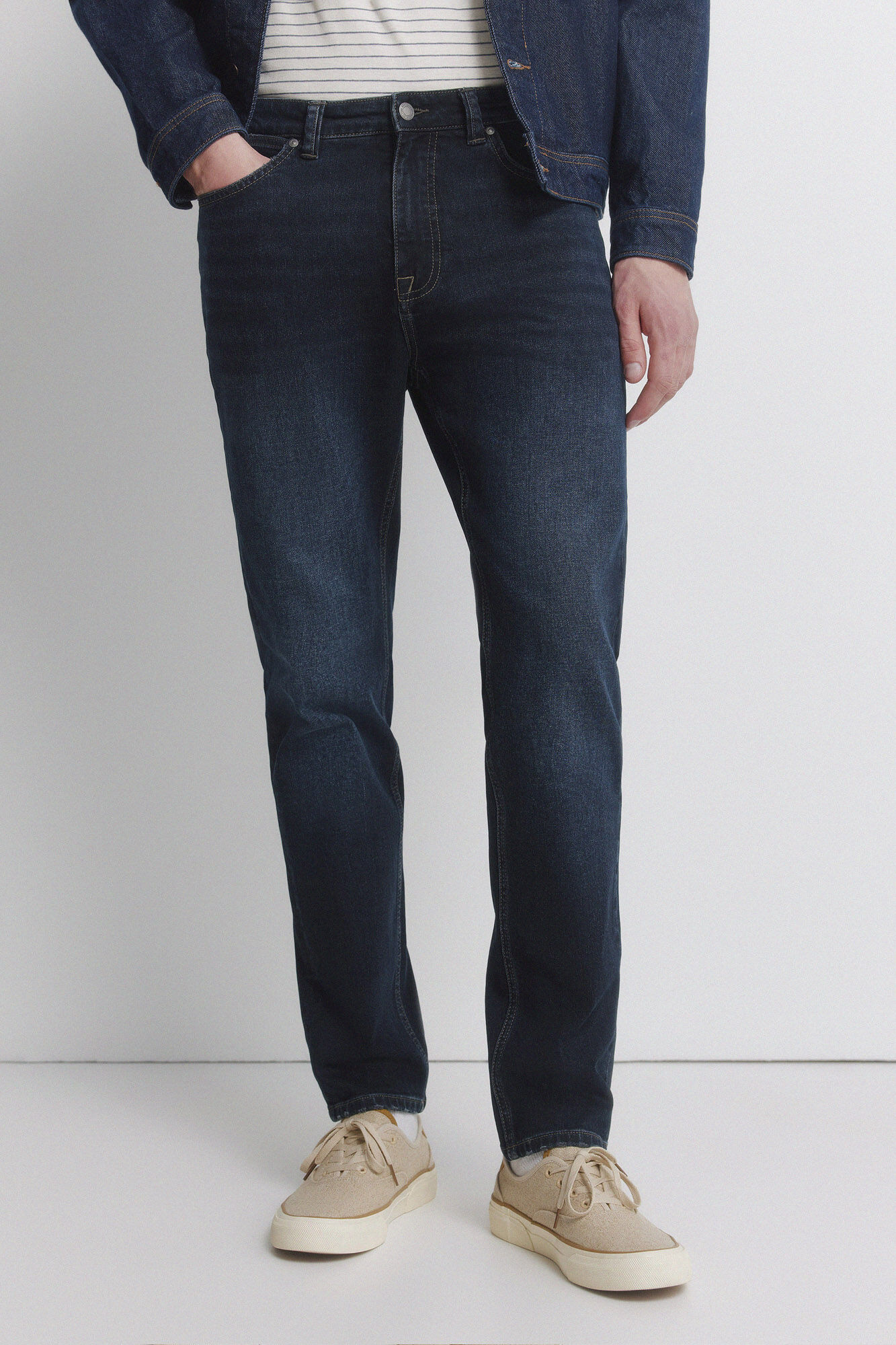 Springfield Jeans lavado oscuro slim fit