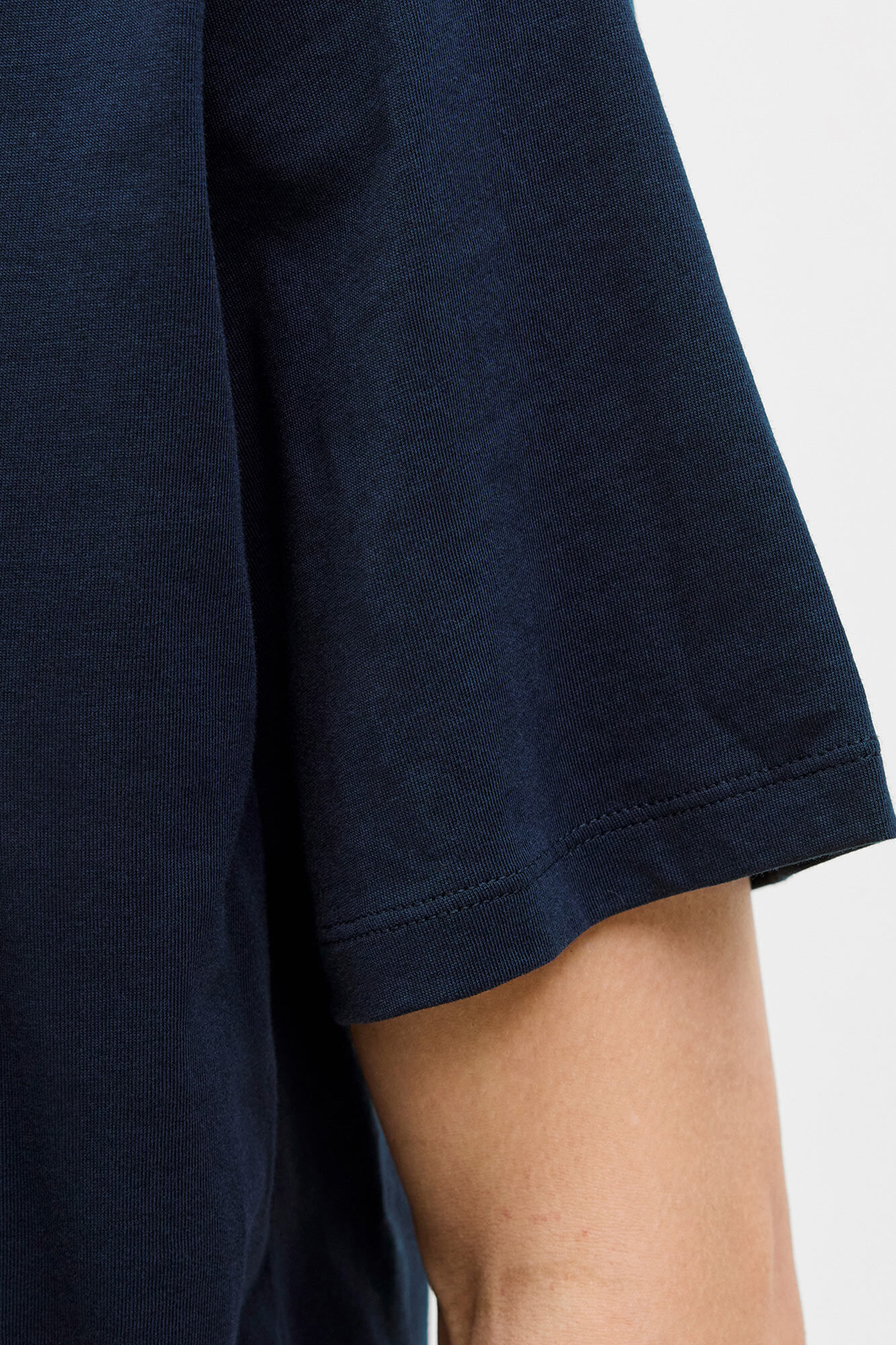 Jack & Jones Playera con logo grande marino