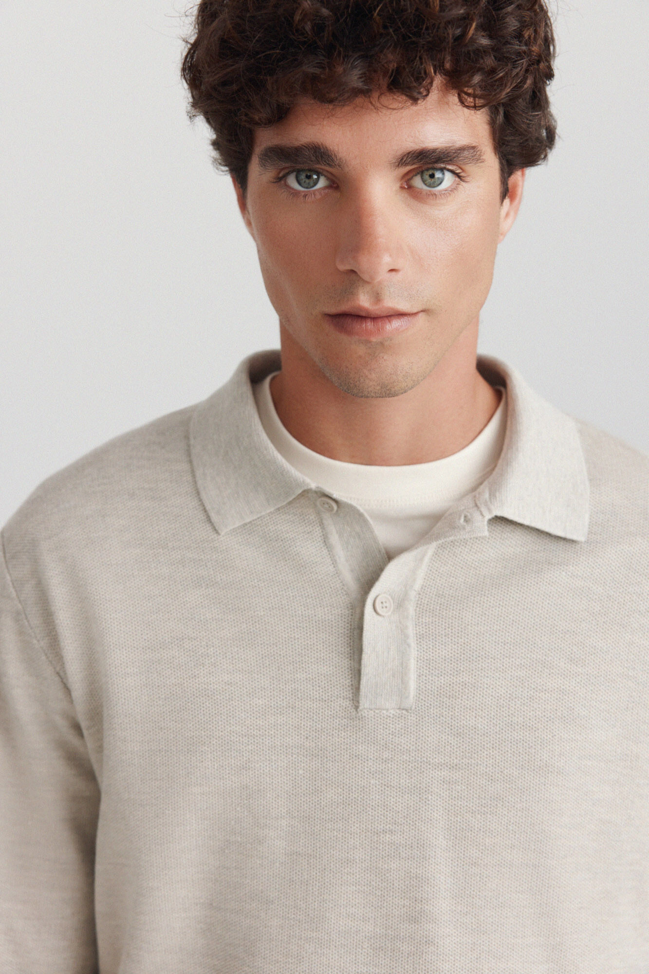 Springfield Polo de estructura con botones