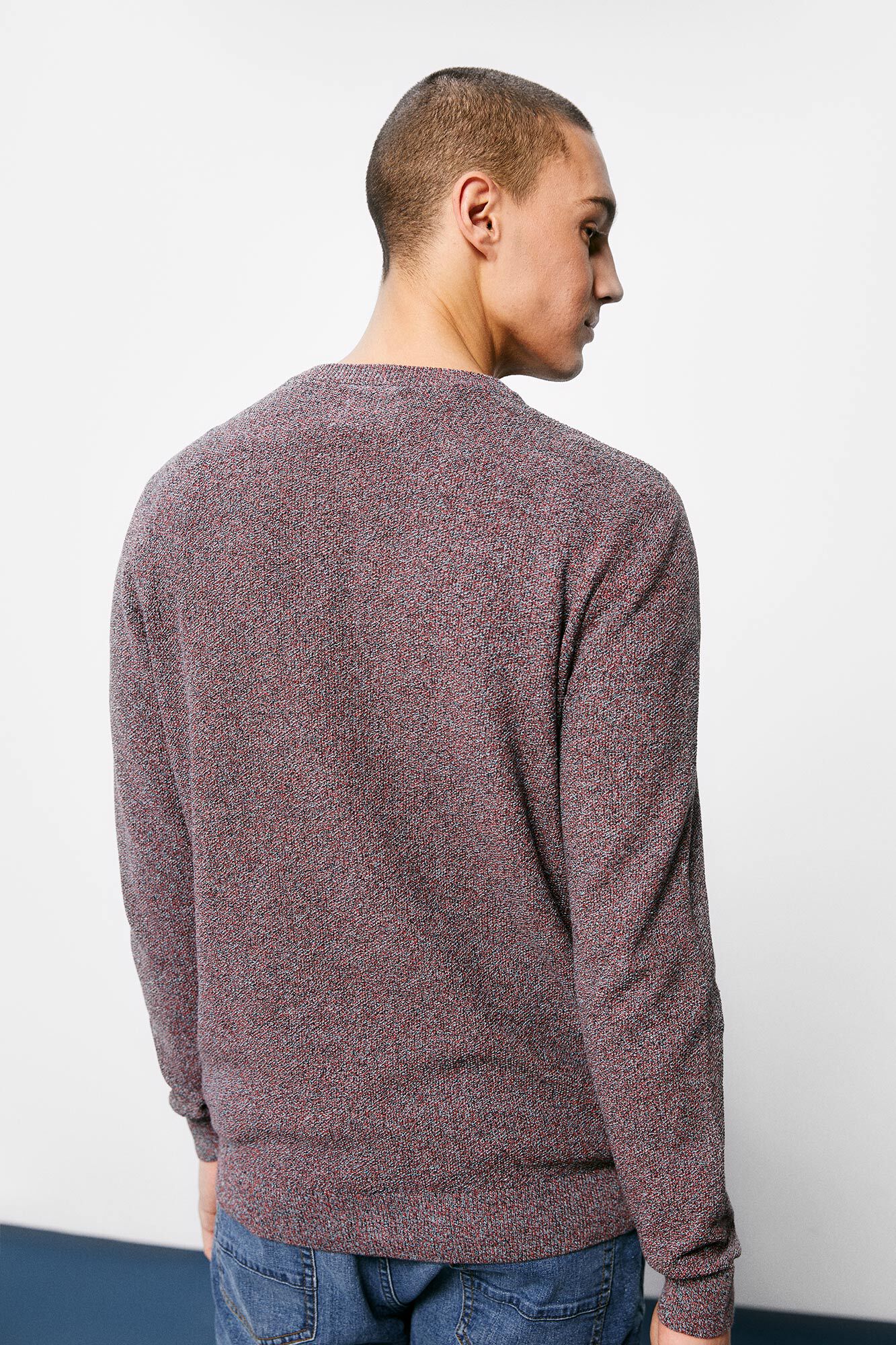 Springfield Su&eacute;ter torzal estructura naranja