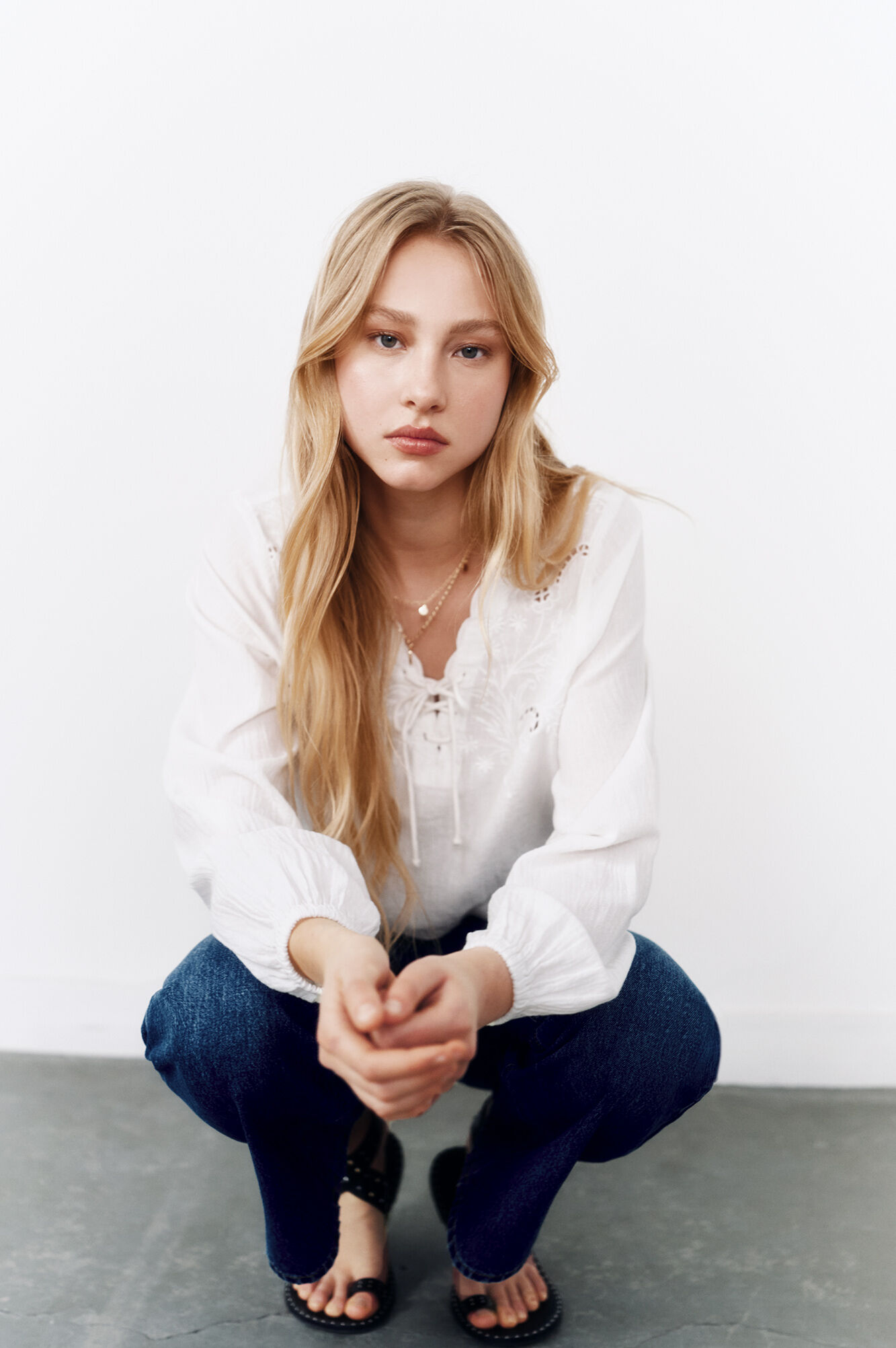 High Spirits Camisa "Cherish" beige