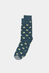 Springfield Calcetín jacquard aguacates verde