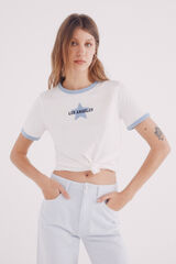 Springfield Playera "Los Ángeles" estampado