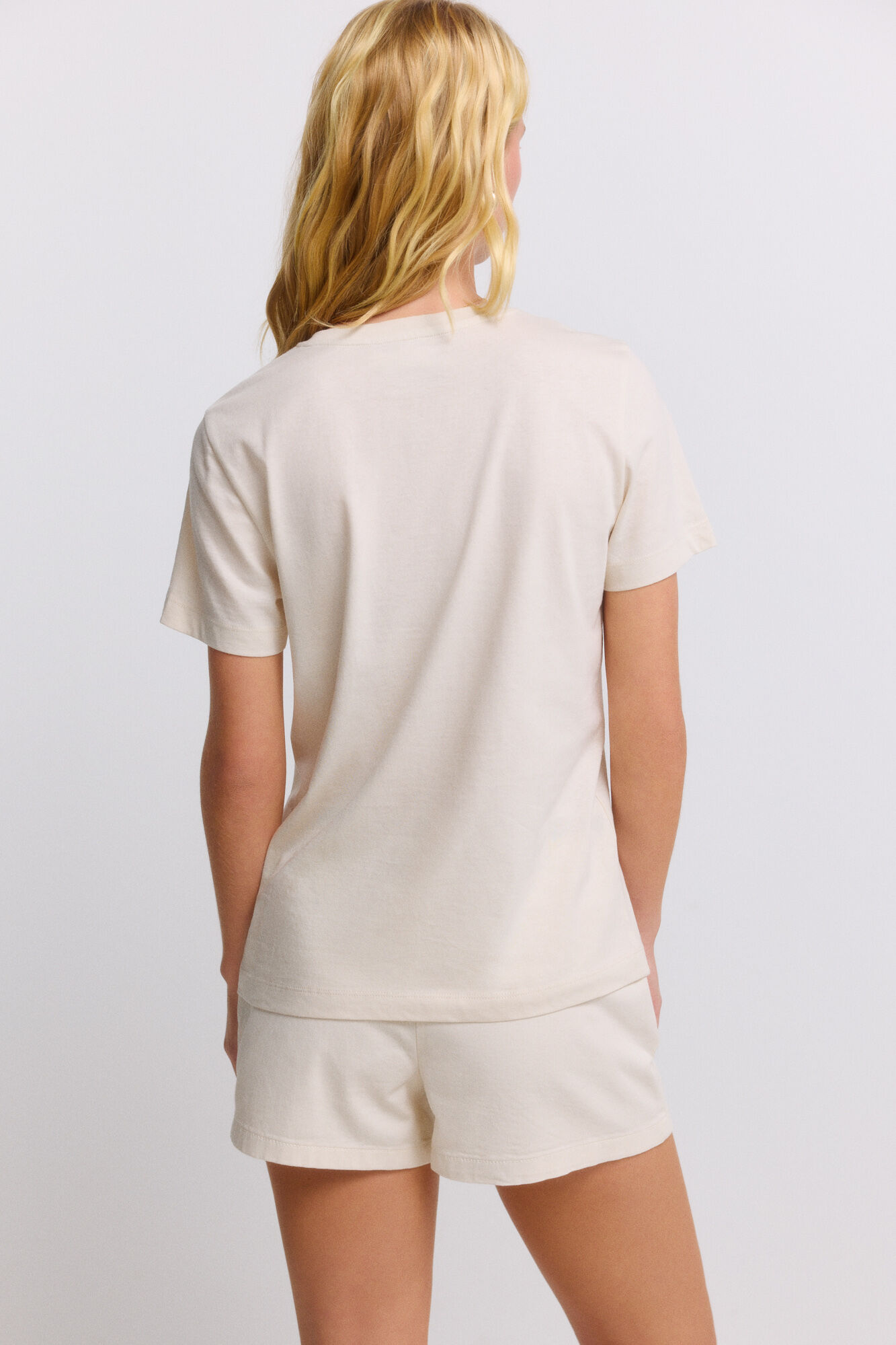 Springfield Playera con dibujo beige