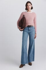 Springfield Su&eacute;ter b&aacute;sico liso rosa