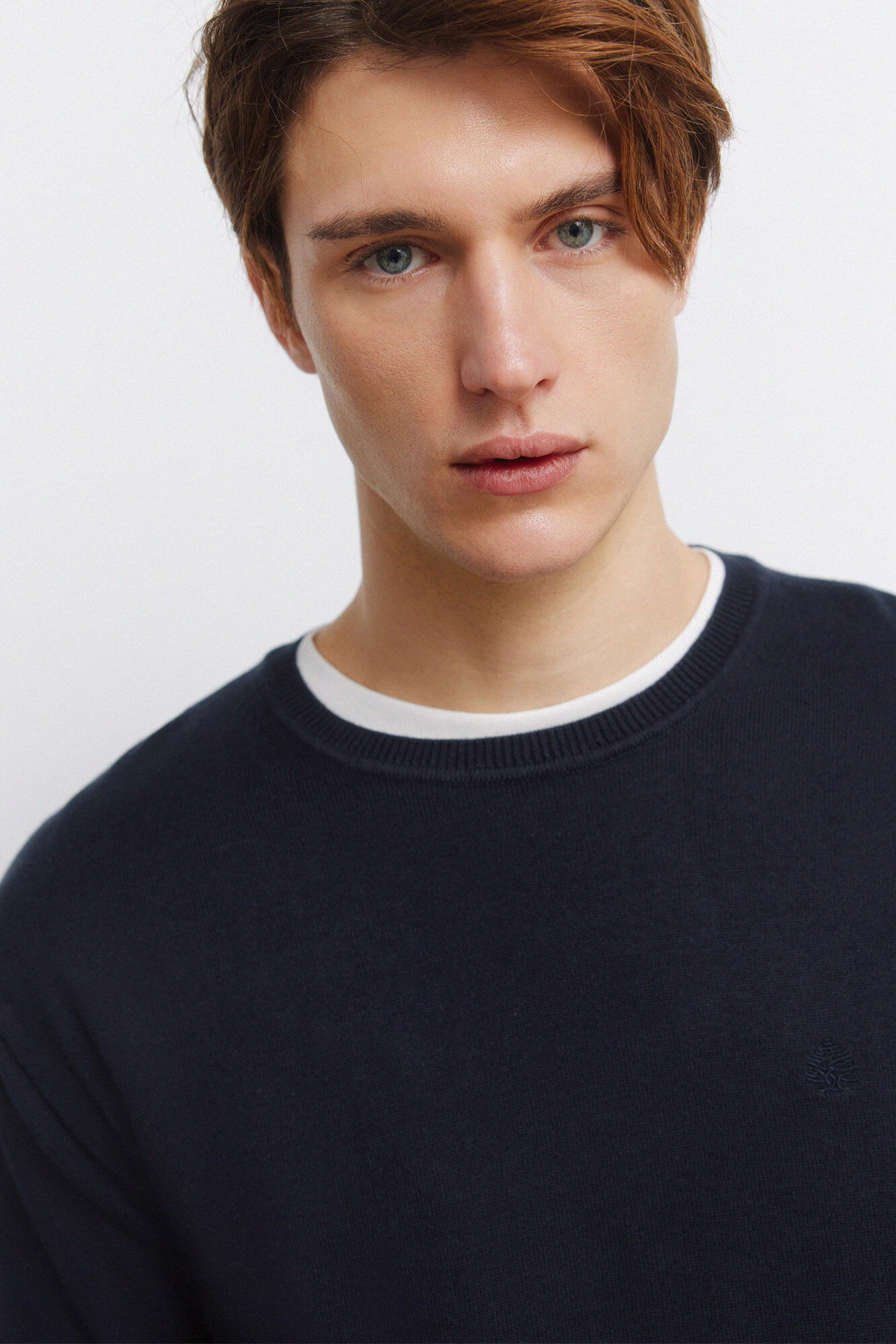 Springfield Su&eacute;ter b&aacute;sico con logo Springfield azul