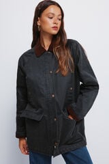 Springfield Parka encerada khaki