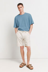 Springfield Bermudas slim fit c&oacute;modas de lino