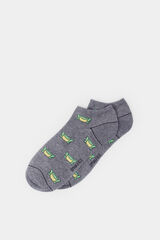 Springfield Calcetín tobillero rana gris