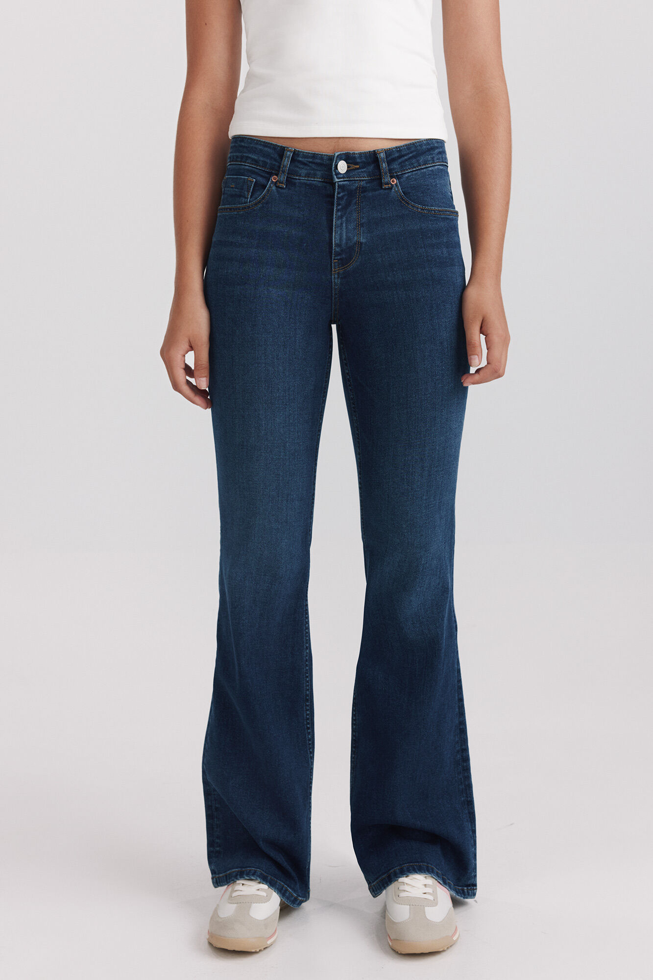 Springfield Jeans bootcut flare de tiro bajo