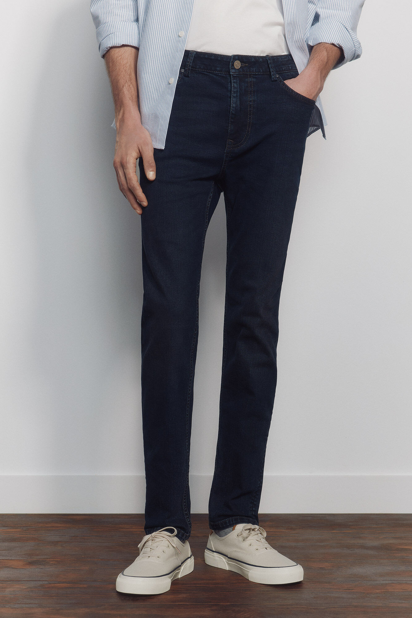 Springfield Jeans azul muy oscuro skinny fit
