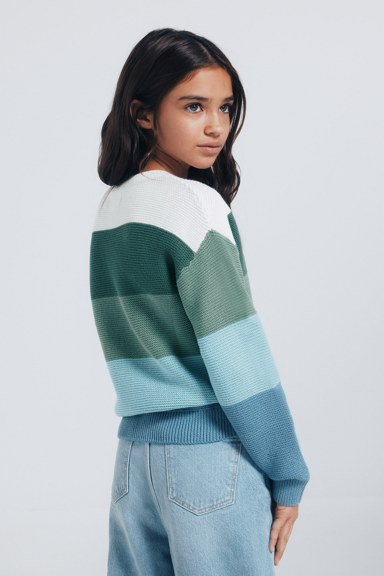 Springfield Kids Su&eacute;ter rayas ni&ntilde;a caza oscuro