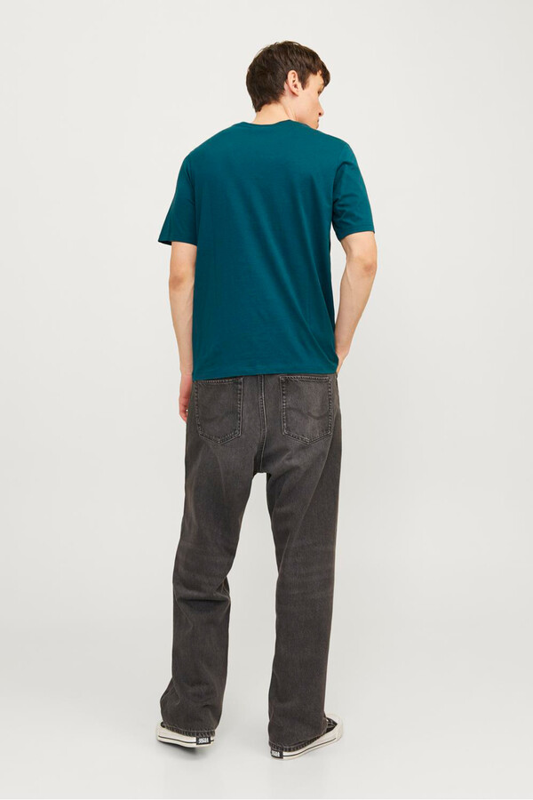 Jack & Jones Playera estándar fit azul