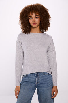 Springfield Playera perlas delantero gris