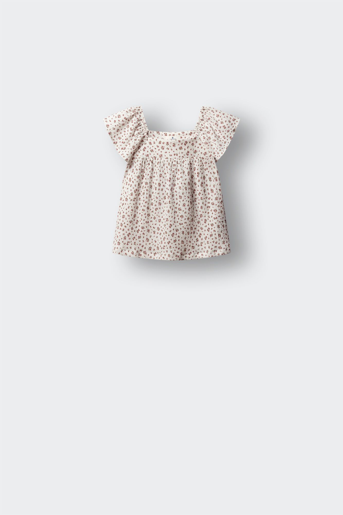 Springfield Kids Blusa manga corta de flores para ni&ntilde;a