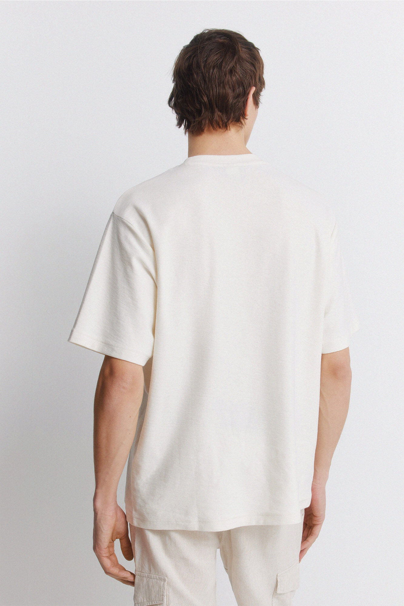 Springfield Playera textura blanco