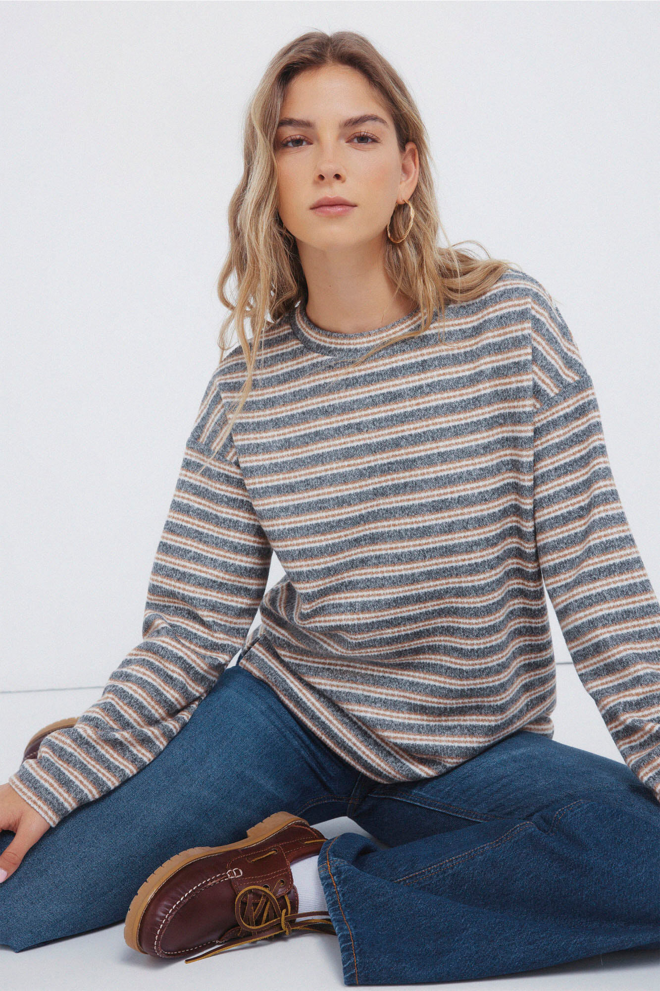 Springfield Jersey chenilla doble raya