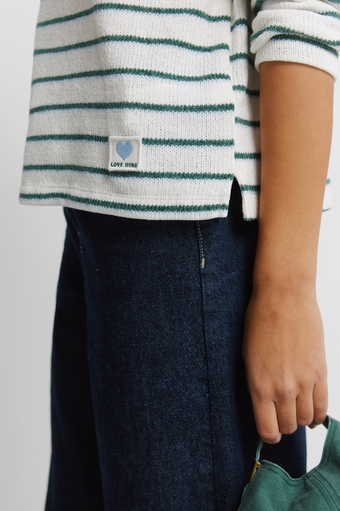 Springfield Playera de rayas beige