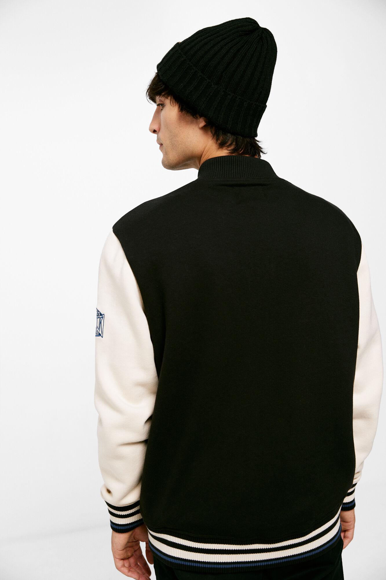 Springfield Sudadera beisbolera negro