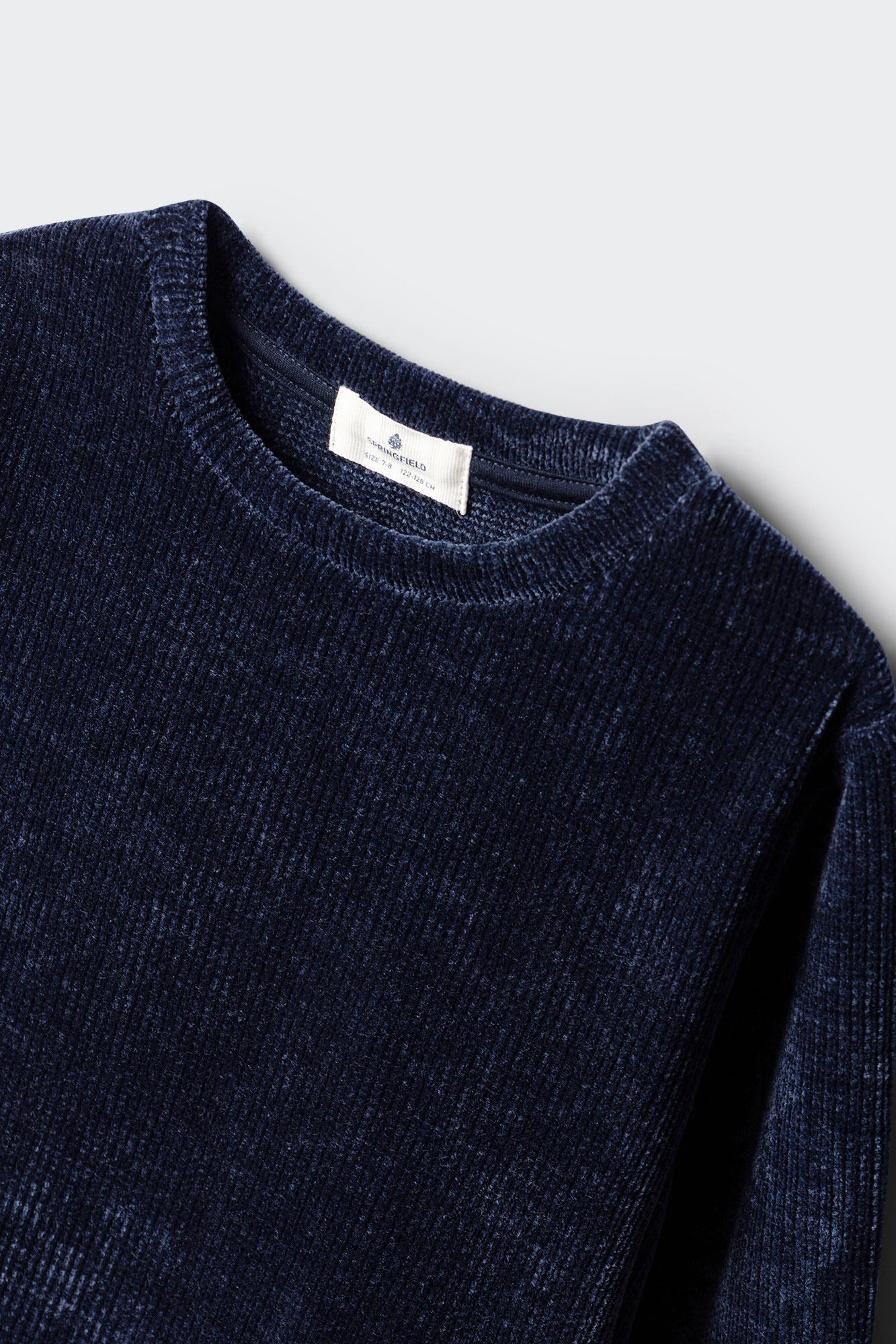 Springfield Kids Chenilla bimaterial para ni&ntilde;a azul